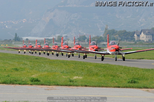 2008-09-27 Base Aerienne Sion 0340 Pilatus PC-7 Team